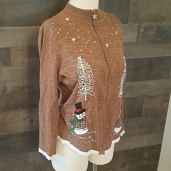 M Mercer Street Studio Christmas Cardigan - Picture 3 of 8